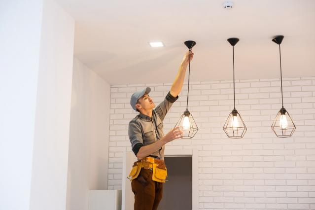 Installation de lumière